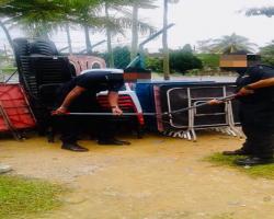 MPS telah menjalankan Ops Susulan Barangan Penjaja yang ditinggalkan di tempat awam sekitar kawasan Mydin Sbn 2