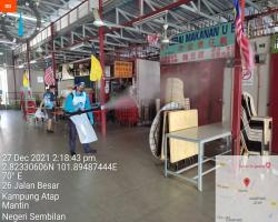 PEMBERSIHAN DAN SEMBURAN NYAHKUMAN (DISINFEKSI) KAWALAN NOVEL CORONAVIRUS COVID -19 