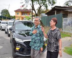 LAWATAN TURUN PADANG DATUK BANDAR YB PUAN MARY JOSEPHINE PRITTAM SINGH, ADUN RAHANG.