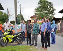 LAWATAN TURUN PADANG DATUK BANDAR YB PUAN MARY JOSEPHINE PRITTAM SINGH, ADUN RAHANG.