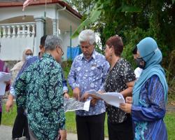 LAWATAN TURUN PADANG DATUK BANDAR YB PUAN MARY JOSEPHINE PRITTAM SINGH, ADUN RAHANG.