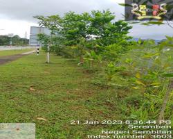 PEMBERSIHAN SEMAK SAMUN OLEH PASUKAN TASK FORCE DI TANAH PERKUBURAN SENAWANG
